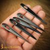 Viking Nalbinding Horn Needles Set of 5 Genuine Horn Accessory