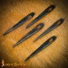 Viking Nalbinding Horn Needles Set of 5 Genuine Horn Accessory