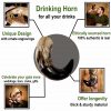 The Tribal Face Genuine Drinking Horn