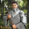 Fantasy Knight Pauldrons with Blade Breakers