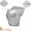 Late Medieval Full Visor Bascinet Helmet 14 gauge