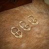 Late Medieval Brass Buckle Set of 3