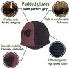 Padded Mitten Gloves Handcrafted Canvas Cotton Quilted Protection