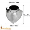 Gothic Knightly Handmade Steel Gorget