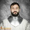 Gothic Knightly Handmade Steel Gorget