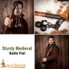 Late Medieval Double Ball and Chain Battle Flail for Reenactments