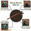Viking Axe with Hand Forged Carbon Steel Head
