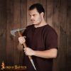 Warrior Sagaris Axe with Hand Forged Carbon Steel Head