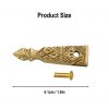 Medieval Small Belt End Pure Solid Brass Strap End