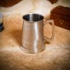 The Adventurer Stainless Steel Beer Mug with Hammered Texture