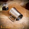 The Adventurer Stainless Steel Beer Mug with Hammered Texture