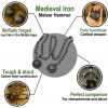 Medieval Tough Steel Meteor Hammer Hand Forged Steel Weapon
