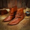 Type 8 Viking Boots with Leather Toggle Closure