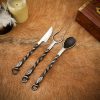 Hand Forged Rustic Cutlery Set