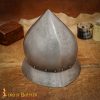 Late Medieval Kettle Hat Helmet in Antique Finish 16 gauge