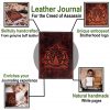 Handcrafted Journal for the Creed of Assassin Genuine Leather Diary Notes