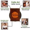 Handmade Journal with Celtic Spiral Design Genuine Leather Book Notes