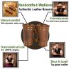 Medieval Studded Authentic Handcrafted Leather Bracers