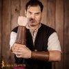 Medieval Studded Authentic Handcrafted Leather Bracers