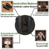 Medieval Handcrafted Genuine Leather Bracers