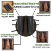 Quester Genuine Leather Greaves for Leg Protection