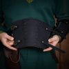 The Woodsman Bracers Handcrafted from Genuine Leather
