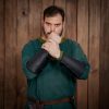 The Woodsman Bracers Handcrafted from Genuine Leather