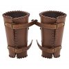 The Woodsman Bracers Handcrafted from Genuine Leather