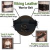 Viking Warrior Waist Belt Handcrafted Genuine Leathercraft
