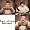 Gorgeous Fantasy Journal Handcrafted Genuine Leather Diary Notes