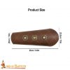 Medieval Handcrafted Genuine Leather Bracers, Brown
