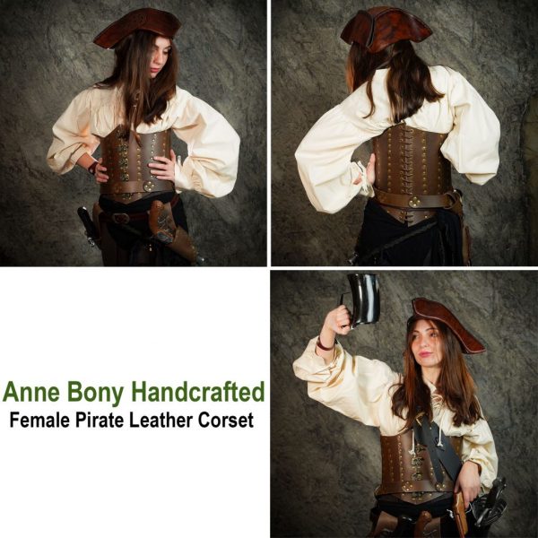Anne Bony Handcrafted Under - bust Leather Corset