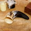 Medieval Viking Drinking Horn crafted from Authentic Ox horn