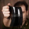 Medieval Viking Horn Tankard Beer Mug Handcrafted Genuine Ox Horn