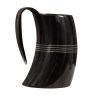Medieval Viking Horn Tankard Beer Mug Handcrafted Genuine Ox Horn