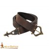 Renaissance Leather Belt with Solid Brass Buckle