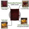 Handcrafted Pentacle Journal Handcrafted Genuine Leather Diary Notes