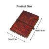 Handmade Fantasy Journal with Embossed Leaf Design Genuine Leather Diary Notes