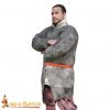 Round Ring Chainmail Hauberk Shirt, Dome Riveted, 8 mm 18 gauge, Natural