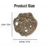 Viking Greiftier Antique Brass Leather Mounts