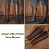 Ranger of the Woods Genuine Leather Greaves for Leg Protection