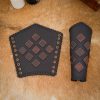 Fantasy Bracers Handcrafted Genuine Leathercraft for LARP and Cosplay