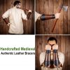 Elvish Leather Bracers Handcrafted Genuine Leather Arm Protection