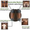 Elvish Leather Bracers Handcrafted Genuine Leather Arm Protection