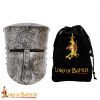 Medieval Crusader Antique Helmet with Padded Liner