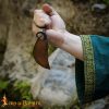 Viking Feasting Hand Forged Knife with Genuine Leather Sheath