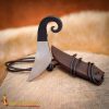 Viking Feasting Hand Forged Knife with Genuine Leather Sheath