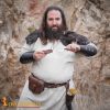 Viking Feasting Hand Forged Knife with Genuine Leather Sheath