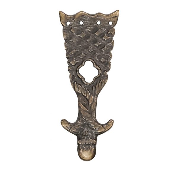 Late Medieval Solid Brass Belt End / Chape
