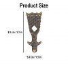 Late Medieval Solid Brass Belt End / Chape